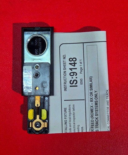 New lightolier 9148bk lytespan - new,